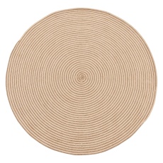 Ковер Tkano из хлопка Target бежевого цвета из коллекции Ethnic, Ø150 см TK22-DR0035