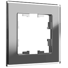 Рамка 1-постовая IEK Brite РУ-1-2-БрСе серая BR-M12-G-K03