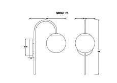Бра MyFar Cassia MR2350-1W 1