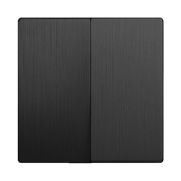 Выключатель Werkel двухклавишный проходной графит рифленый W1122004 4690389158483 Фото № 5