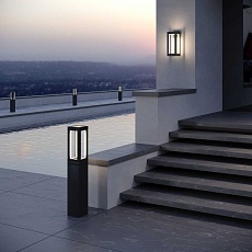 Уличный светодиодный светильник Elektrostandard Frame 1529 Techno Led черный a051859 2