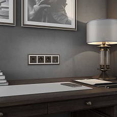 Клавиша для выключателя c подсветкой Werkel бронзовый W1119112 4690389161636 1