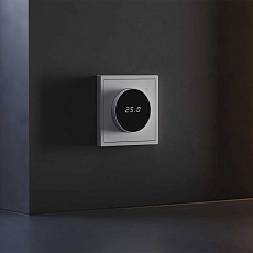 Терморегулятор электронный S70 с индикацией и датчиком, для теплого пола, (серый) Voltum VLS070116 4