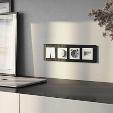 Рамка Werkel Favorit на 4 поста черный W0041108 4690389159954 2