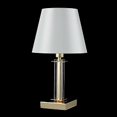Настольная лампа Crystal Lux Nicolas LG1 Gold/White 3