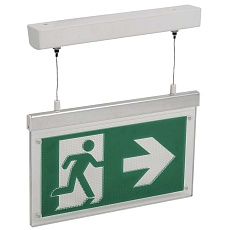 LIGHTING Светильник эвакуационный ССА3002 подвесной двусторонний сменный знак 3ч 3Вт IEK LSSA0-3002-3-20-K03