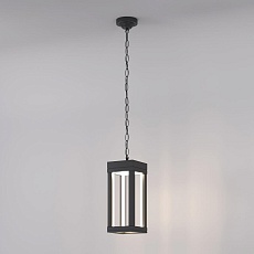 Уличный подвесной светодиодный светильник Elektrostandard Frame 1528 Techno Led серый a051858 1