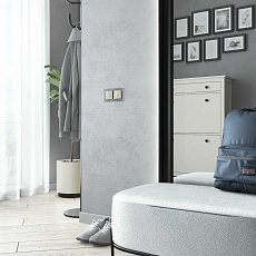 Выключатель двухклавишный Werkel айвори матовый W1120062 4690389184642 5