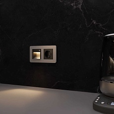 Встраиваемая LED подсветка Werkel с датчиком движения черный матовый W1154608 4690389192227 5