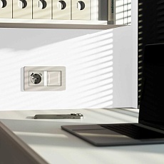 Сенсорный выключатель двухклавишный с подсветкой (дымчатый) W4522014/ a069763 5