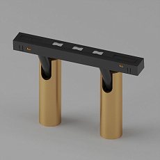 Трековый светодиодный светильник Elektrostandard (Умный дом) Slim Magnetic Dim Dual 85056/01 латунь a063527 4