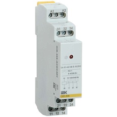 Реле промежуточное модульное OIR 3 контакта 8А 48В AC/DC IEK OIR-308-ACDC48V