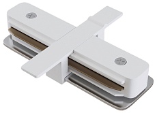 Коннектор прямой Hesby Lighting Skylite для встраиваемого шинопровода 220В, белый HSBL_0039