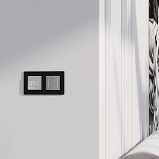 Терморегулятор умный сенсорный для теплого пола Werkel W1151217 дымчатый 4690389201165 2