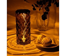 Настольная лампа ФАZA Кристалл CTL3-USB-bk 2