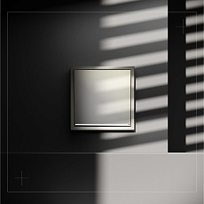 Выключатель встраиваемый Voltum S70 одноклавишный с подсветкой 10А, (шелк) VLS010204 4