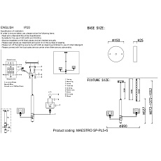 Подвесная люстра Crystal Lux MAESTRO SP-PL5+5 GOLD 1