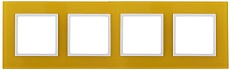 Рамка 4-постовая ЭРА Elegance 14-5104-21 Б0034530
