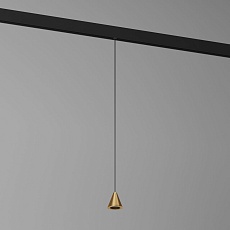 Трековый светодиодный светильник Elektrostandard Event латунь 5W 4200K 85039/01 a062803 3