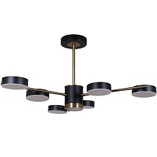 Потолочная светодиодная люстра Reluce 06369-0.3-06 COP+BK 2