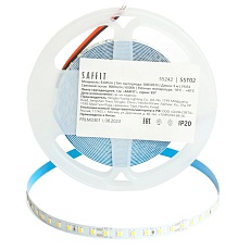 Светодиодная лента Saffit 9,6W/m 120LED/m 2835SMD холодный белый 5М SST02 55242 3