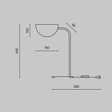Настольная лампа Maytoni Technical Mollis MOD126TL-01B 1