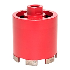 Коронка алмазная для дрелей с микроударом (верхнее пылеудаление) DCH-82MHS Micro Hit Laser M16 EKF Professional dch-82-mhs-m16