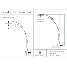 Торшер Kink Light Нестор 07054-F,19-20 1