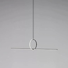 Подвесной светодиодный светильник iLedex Zoom 10339P/A2-35W-3000K BK-WH