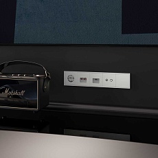 Розетка телевизионнная встраиваемая Voltum S70 оконечная TV+SAT, (сталь) VLS060405 3