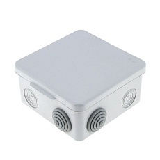 Коробка распаячная КМР-030-031 с крышкой наружная (80х80х50) 7 мембранных вводов IP54 EKF PROxima plc-kmr-030-031