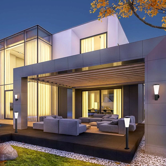 Уличный светильник Elektrostandard 1417 Techno черный a049712 Фото № 3