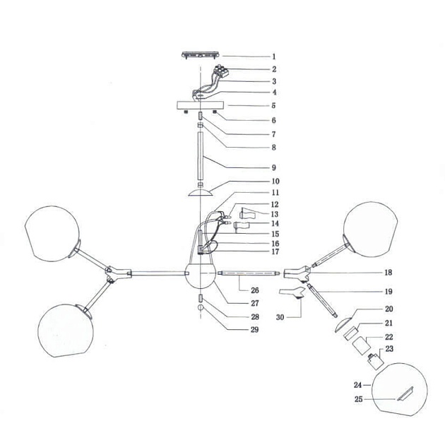 Потолочная люстра Lightstar Beta 785086 Фото № 2