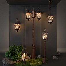 Уличный светильник Elektrostandard Virgo F капучино a031924 3