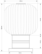 Настольный светильник KUTEK ALBA ALB-LN-2(ZM) 1