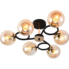 Потолочная люстра Reluce 01338-0.3-06 BK+FGD 4