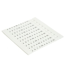 Маркеры для ЗНИ (JXB) буквы A,B,C,N,PE LD556-2 Stekker 49211 5