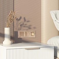 Рамка на 3 поста Werkel Favorit шампань W0031111 4690389159794 1