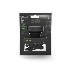 Налобный светодиодный фонарь Gauss аккумуляторный 60х70 100 лм GF401 4