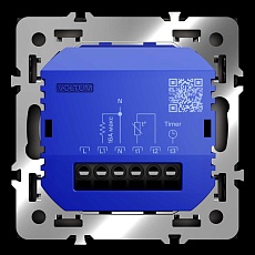 Терморегулятор электронный S70 с индикацией и датчиком, для теплого пола, (капучино) Voltum VLS070114 4