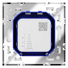 Розетка телевизионнная встраиваемая Voltum S70 оконечная TV+SAT, (кашемир) VLS060403 2