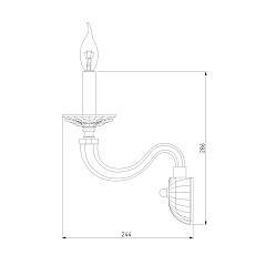 Бра Bogates Olenna 338/1 1