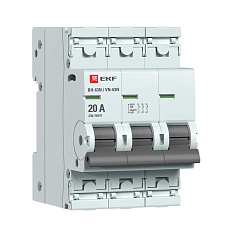 Выключатель нагрузки 3P 20А ВН-63N EKF PROxima S63320