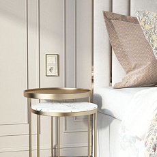 Выключатель двухклавишный перекрестный Werkel айвори акрил W1123043 4690389197062 3