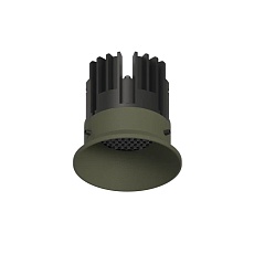 POINTS Точечный светильник GLAZ M LED 220В 8Вт 3000К CRI90 36° ZIGBEE пепельно-зеленый