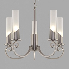 Подвесная люстра Eurosvet Banci 60117/5 никель 2