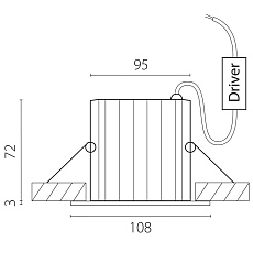 Светильник светодиодный уличный Ciclone Lightstar 385136 1