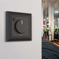 Терморегулятор электромеханический для теплого пола Werkel W1151108 черный 4690389156830 2