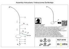 Торшер Mantra Africa 9416 3