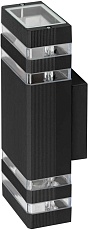 Светильник уличный настенный ЭРА «Астрея» GBW-101-BL-0310 230В 2хЕ27 IP54 вверх/вниз черный Б0069591 1